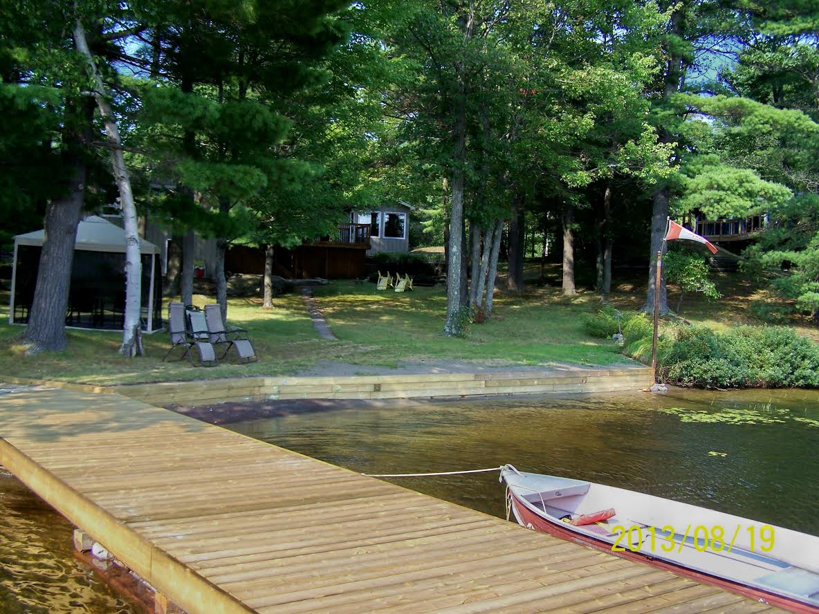 Muskoka cottage dock