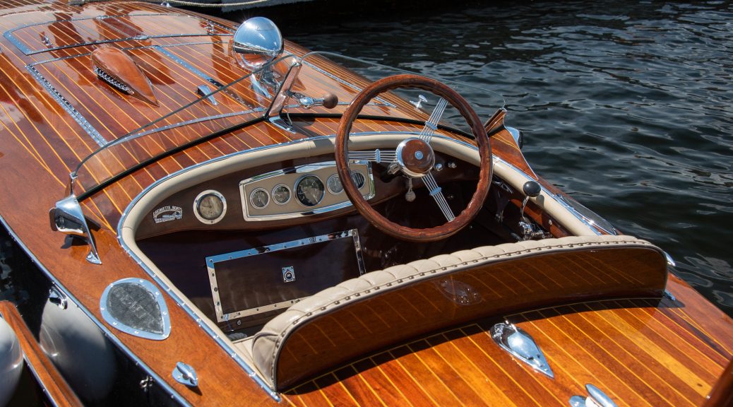 The Jeffrey, an antique wooden boat